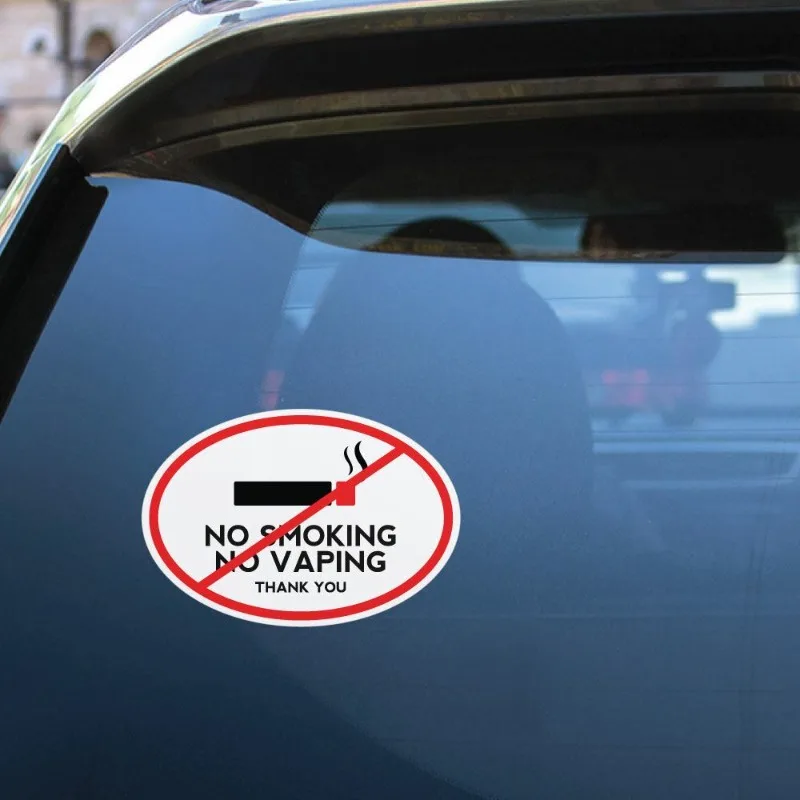 

Car decoration stickers FOR No Smoking Sticker Decal Window Sign Graphic Bin Car Safety 20CM PVCKK