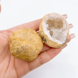 Natural Unopened Agate Geode Raw Stone Crystal Quartz Mineral Specimen Fun Study Teaching stones Cave Collection Home Decor Gift