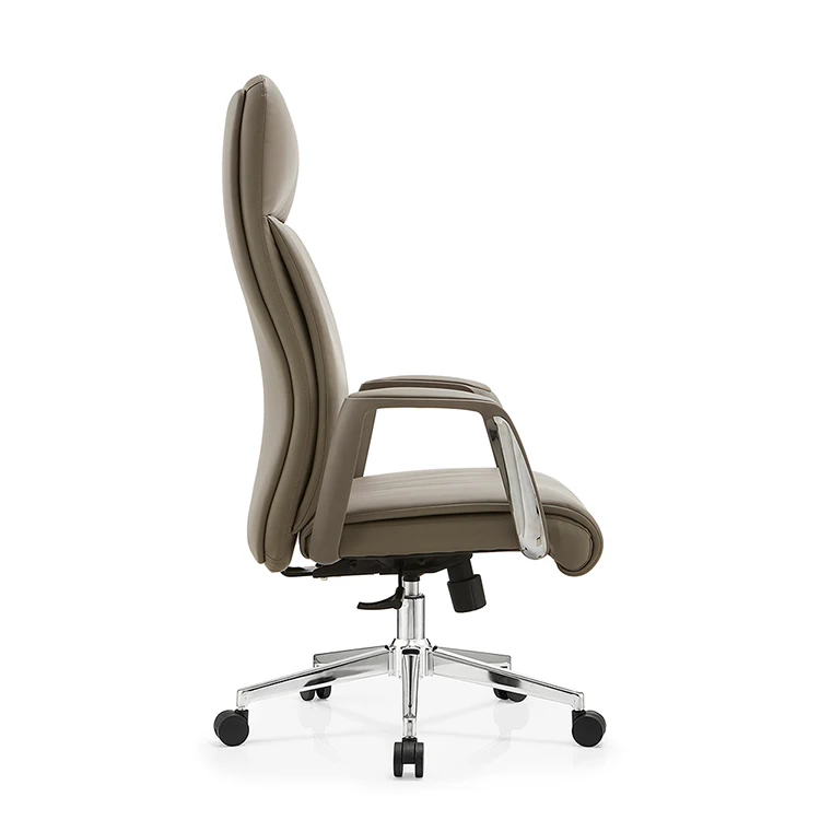 Guangdong PU leather rotating office executive chair high back comfortable ergonomic chair with waist support