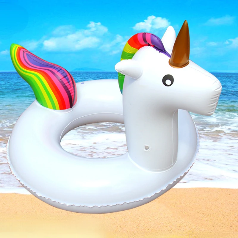 Inflatable Pool Float Baby Swimming Ring Summer Beach Party Pool Toys Big Size Unicorn Swimming Circle Pool Accessories