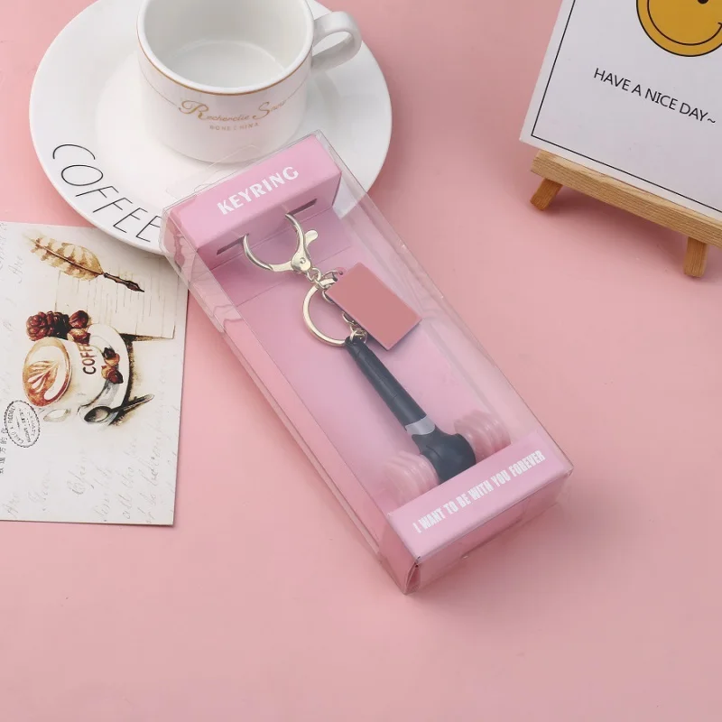 light stick Korea Kpop Lightstick lamp keyring luminous rod with electronic light pendant peripherals same style