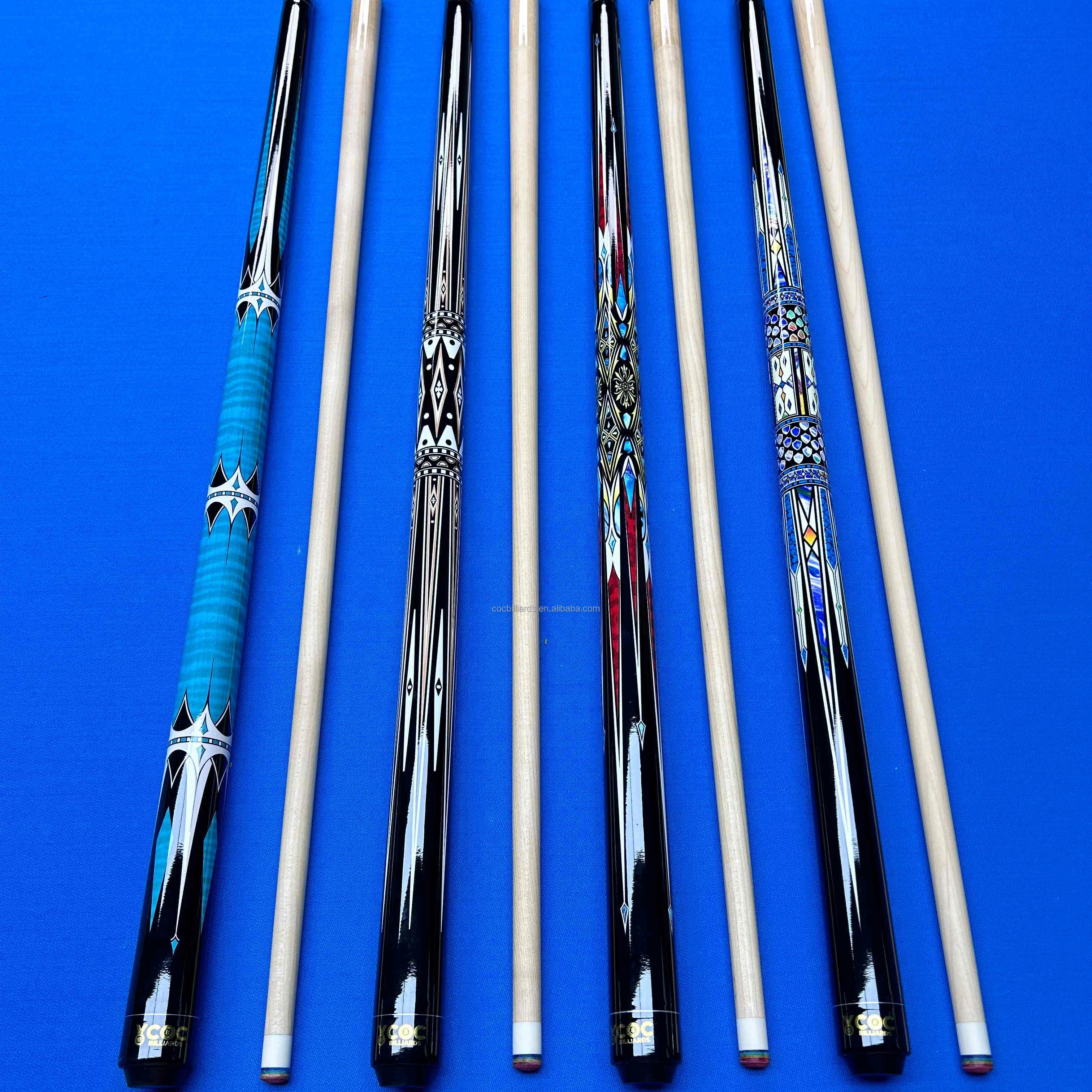 

STLF Premium House Cue COC 13mm Pool Cue Stick Maple Wood Durable Play Cue Billiards Maple Butt Wholesale Price