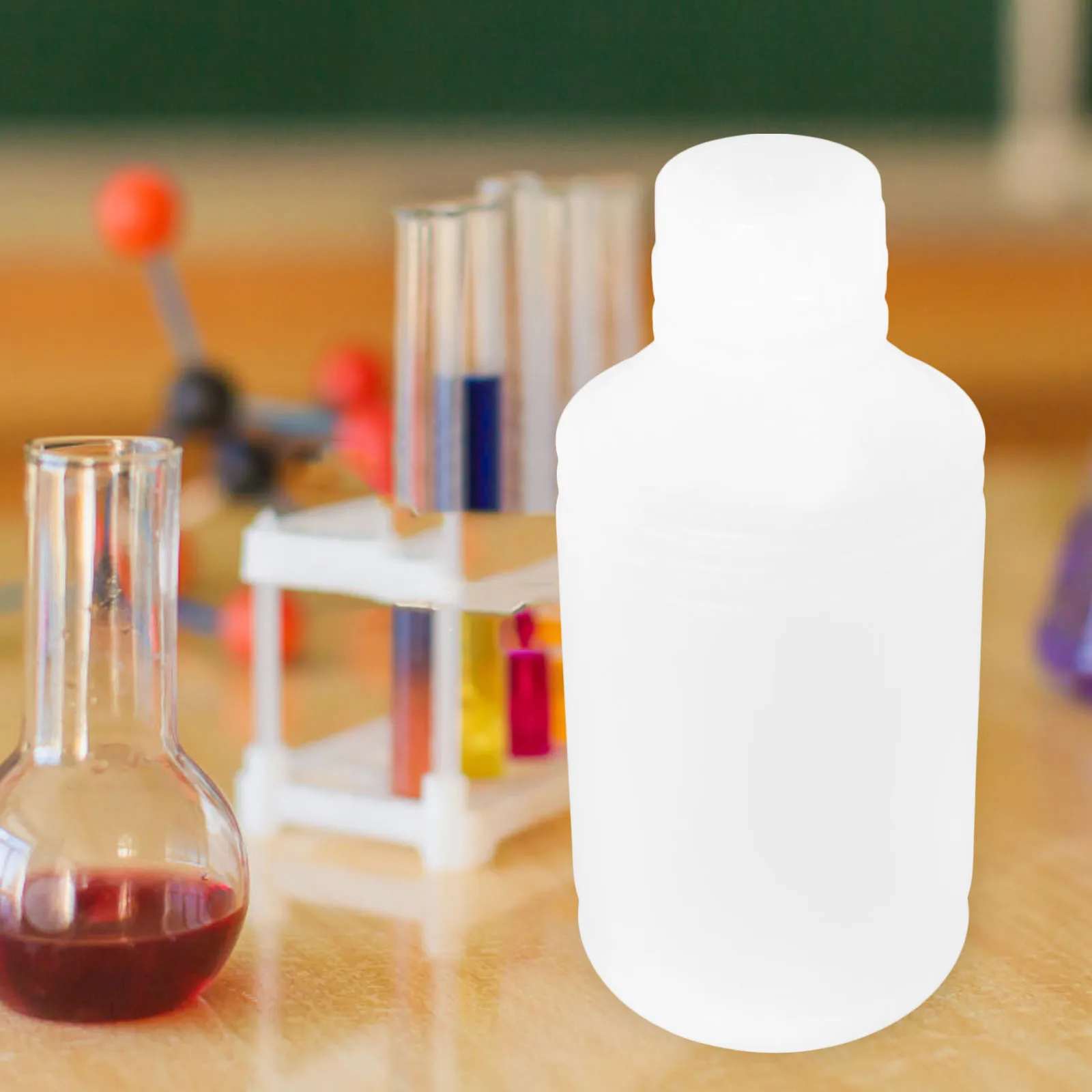 

4 Pcs Plastic Bottle Clear Bottles Liquid Sample Seal Container Containers for Liquids Chemical Lab Storage Empty