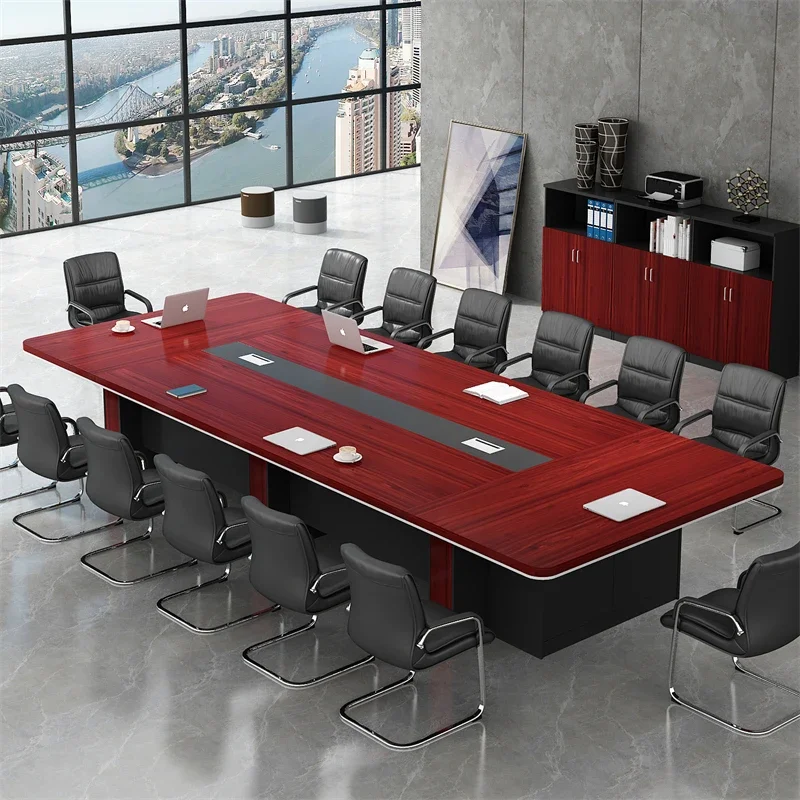 Wood Office Desk Classic Meeting Room Table