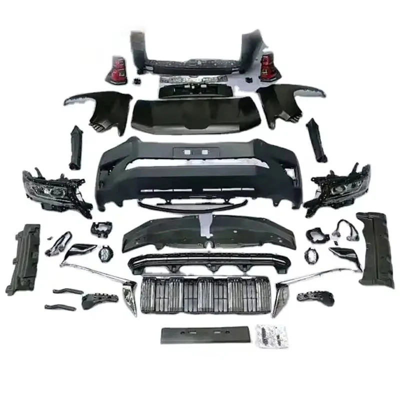 

Высококачественная модернизация для подтяжки лица для Prado 150, аксессуары, задний передний бампер, боковая юбка 2016-2023 для Prado 150