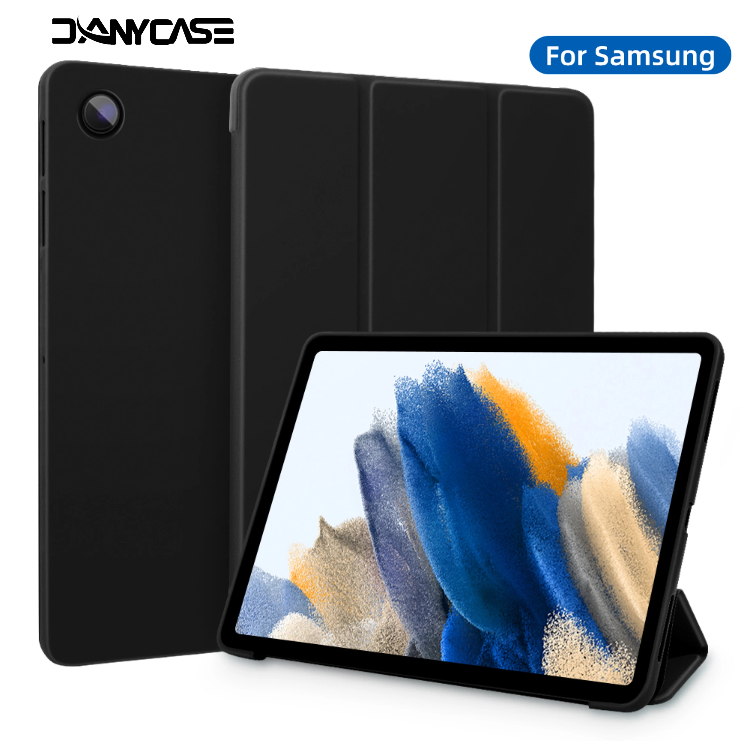 حافظة لجهاز سامسونج جالاكسي تاب S6 لايت 10.4 بوصة حافظة كمبيوتر لوحي ذكي Funda لـ Tab A7/A8/A9 A7/A10 lite S10/S9 FE S7/8/9 A9 Plus حافظة تابلت