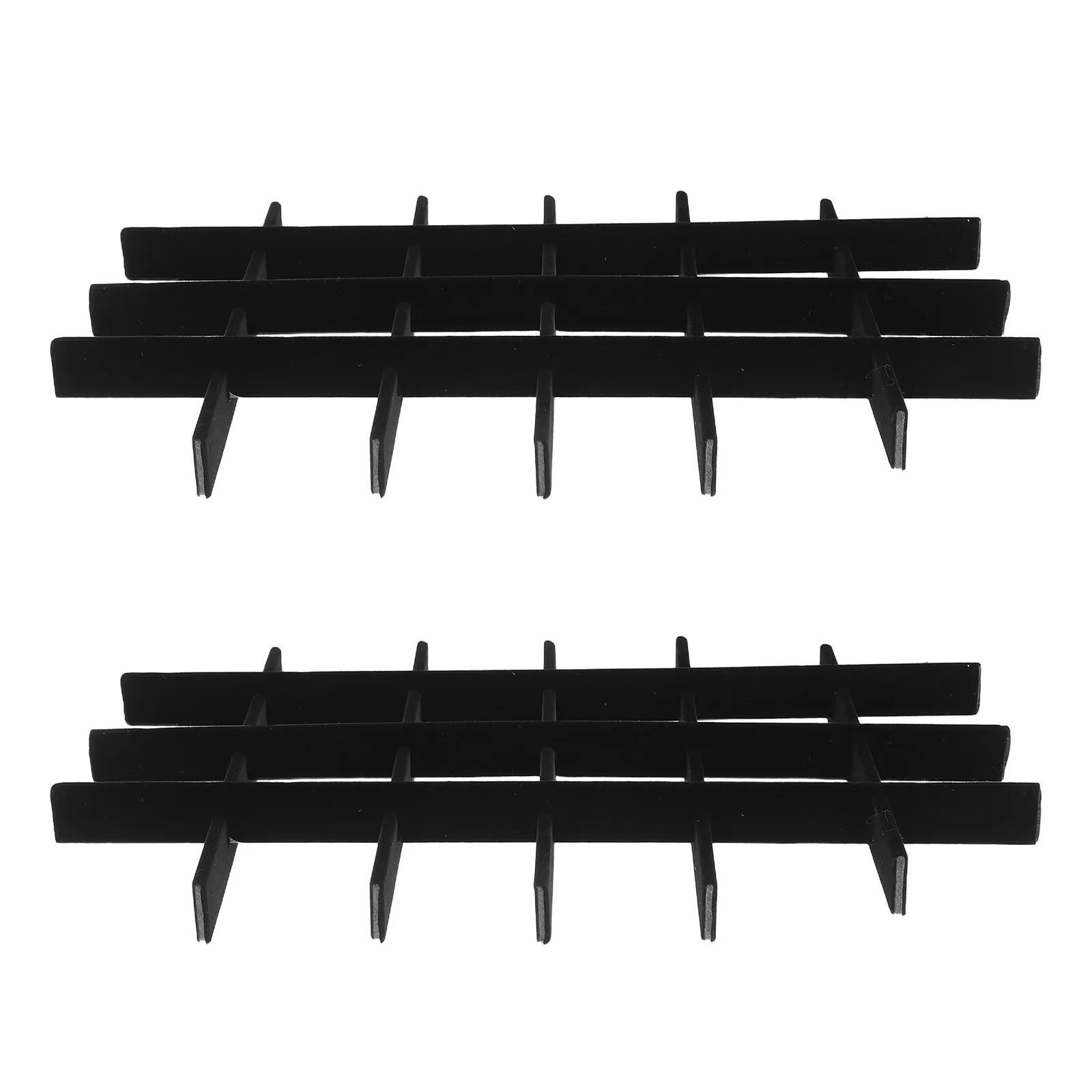 

Регулируемая разделительная полоса для шкатулки для украшений, мягкая, износостойкая, черная, для организации хранения и демонстрации ювелирных изделий