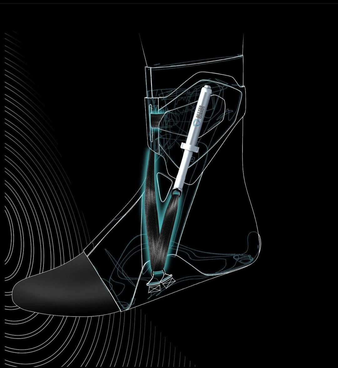 Betterguard intelligent ankle guard to prevent ankle break and foot basketball ankle guard single