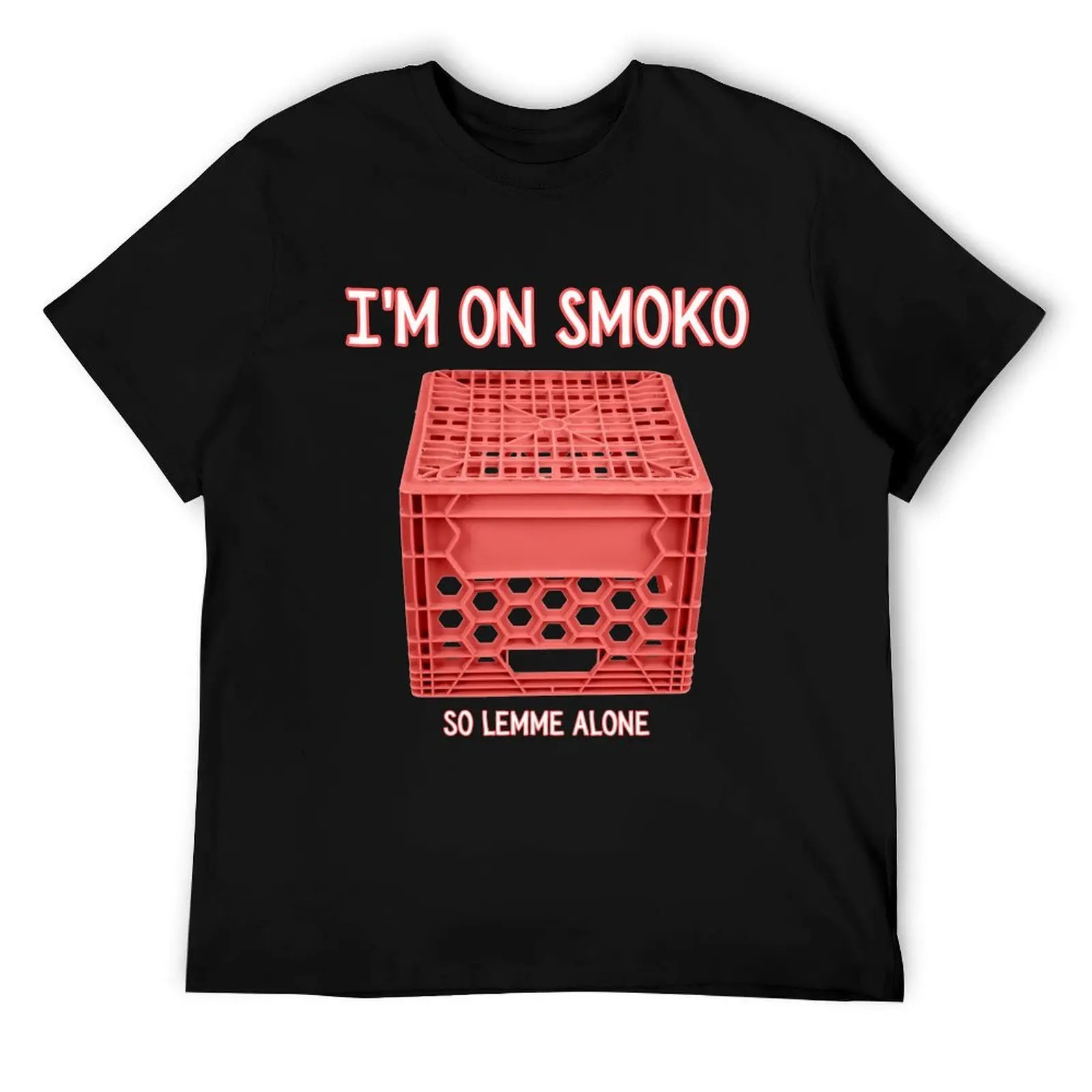 

Футболка «Я на смококе» - молочная ящик, мужская футболка из 100% хлопка, роскошные брендовые мужские футболки с рисунком, футболка