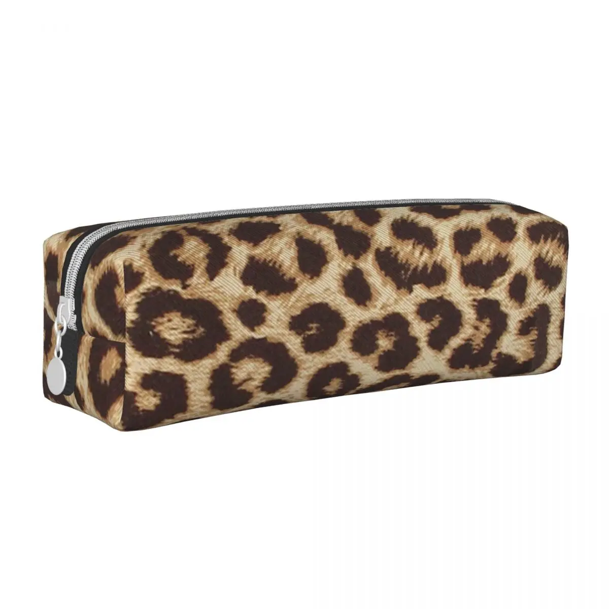 estampa de leopardo pele textura lapis cases caneta titular para estudante bolsa grande material escolar ziper papelaria linda textura 01