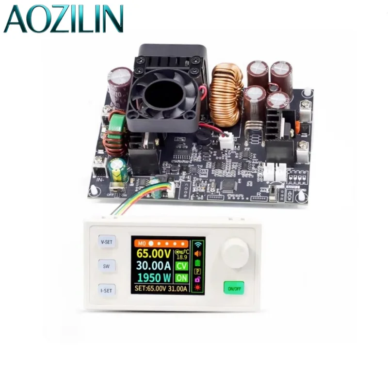 AOZILIN 3750W DC Step Down Power Supply Module XY12530S 125V 30A CC CV Adjustable For Battery Charge Lab Testing Equipment