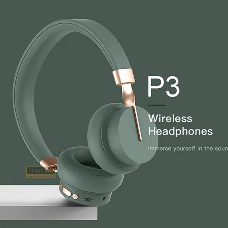 Wireless Headphone Super Bass Sports Stereo Support TF Bluetooth Music Gaming Gift Headsets With Microphone for Huawei iPhone