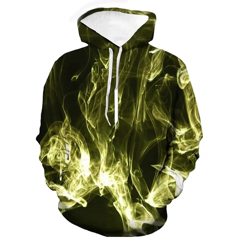 Hot selling hoodie style Harajuku 3D printed flame print hooded sweatshirt men and women fashion casual shirt hooded sweatshirt