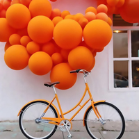 12-36inch Big Orange Balloons Custom Wedding Party Retro Balloon Macarone Matte Inflatable Helium Baloon Arch Decoration Kds Toy