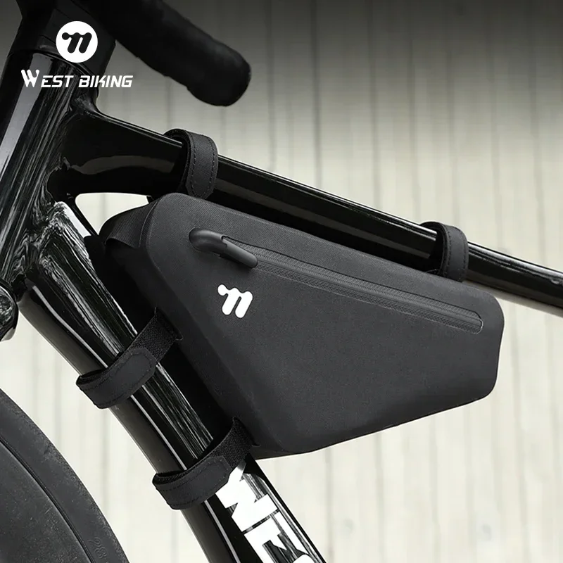 

WEST BIKING велосипедная треугольная сумка портативная большая вместительная непромокаемая велосипедная сумка MTB дорожный велосипед передняя рама сумки-трубы аксессуары
