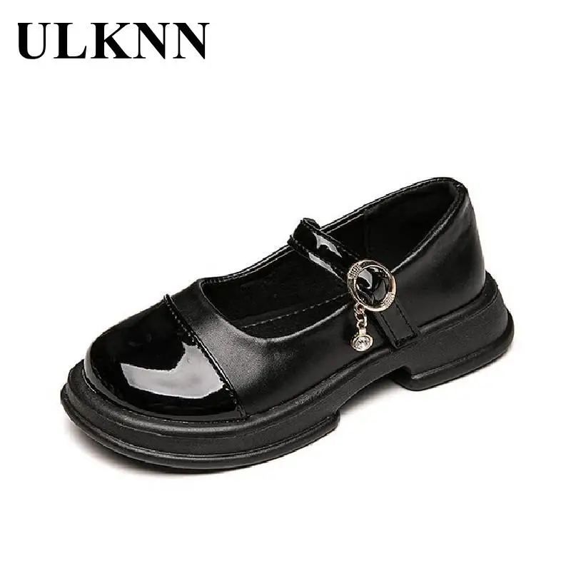 

Children Leather Shoes Girl Comfortable Black Flats Kid's Campus Beige School Shoes Casual Shoes Kids Size 23 To 37