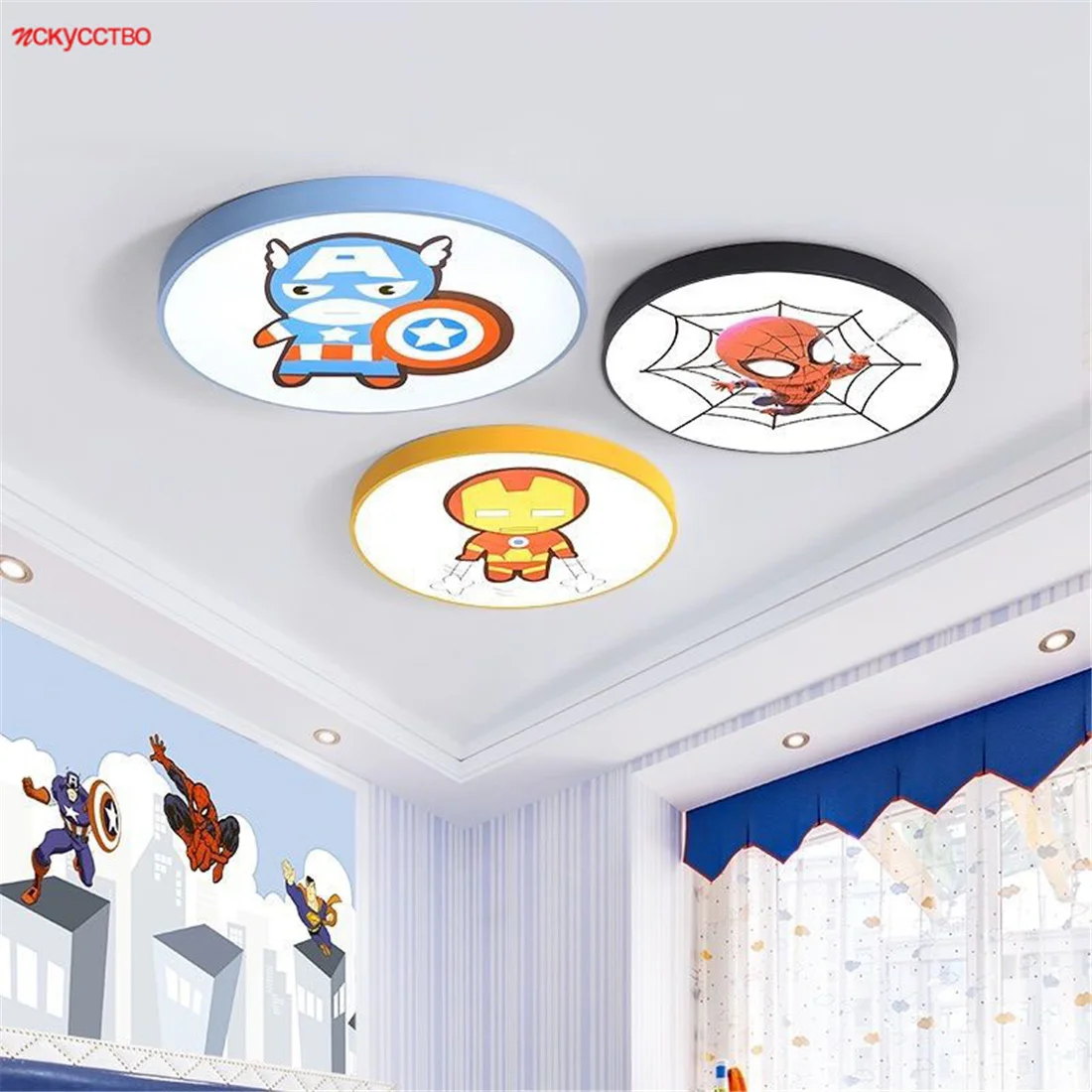 

Nordic Modern Cartoon Led Ceiling Lamp For Kids Bedroom Kindergarten Living Room Children Interior Home Decor Lighting Fixtures