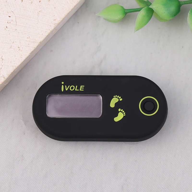 디지털 보수계 3D 휴대용 간단한 미니 스텝 카운터 스포츠 용품 달리기 단일 기능 전자 운동용 남성 여성