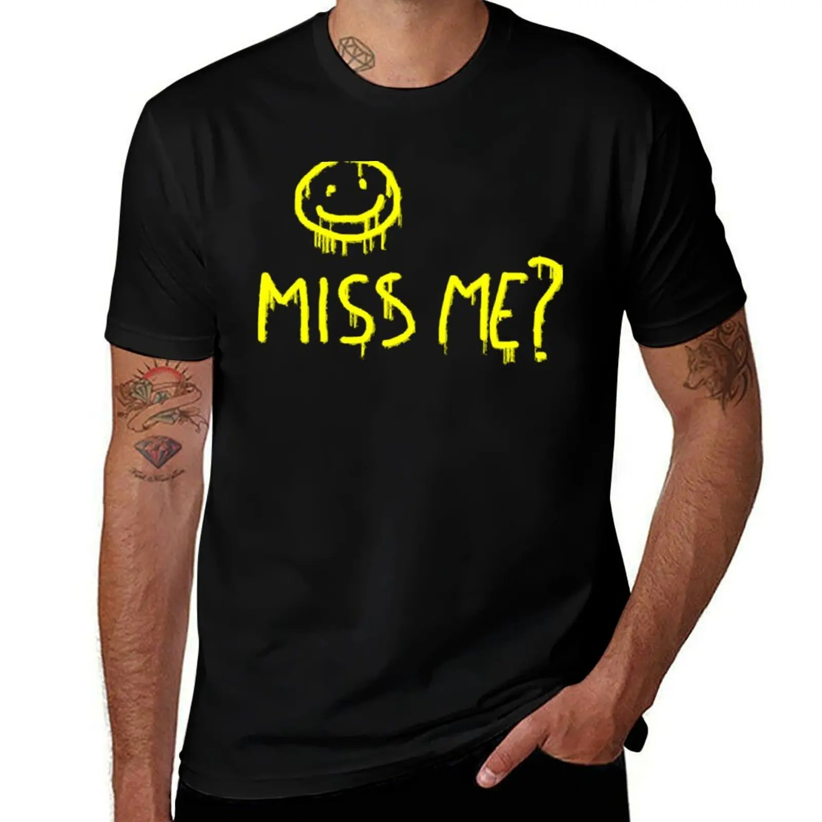 

Miss me T-Shirt cotton t shirt man man t shirt heavy cotton T-Shirt