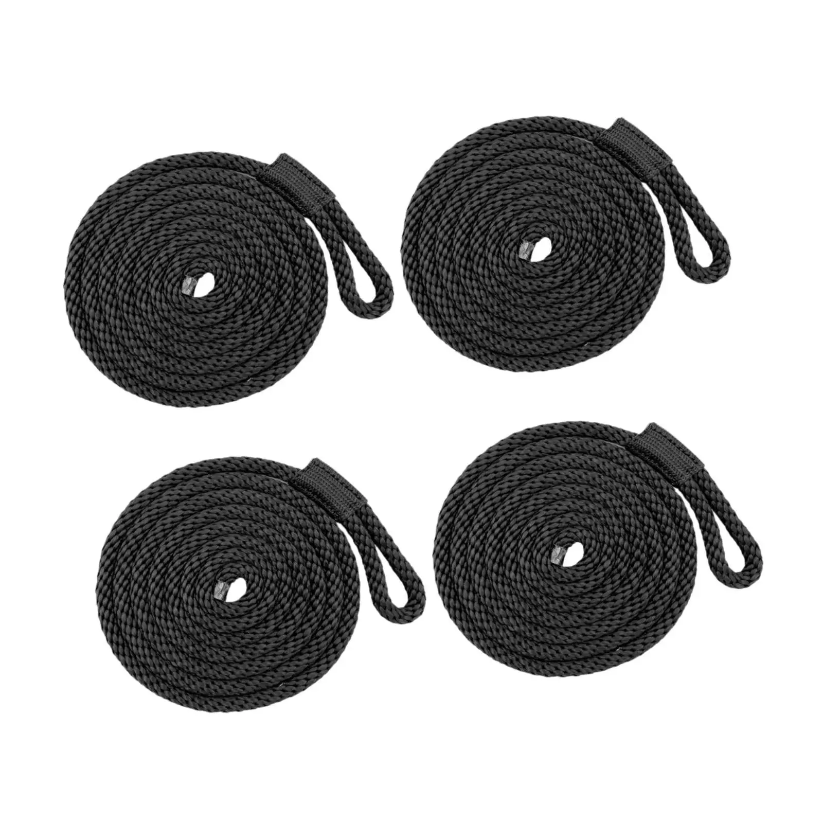 4Pcs Boat Dock Line Marine Mooring Rope 2M Kayak Sailing Anchoring Equipment Portable Fixing Line Boat Fenders Rope