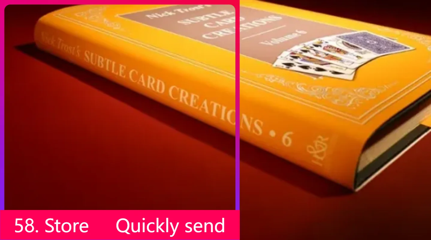 

New 2025 Subtle Card Creations Vol. 6 By Nick Trost - Magic tricks ( 58 Store Download )