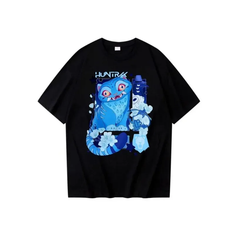 2025 Summer New Y2k Fashion KPop Demon Hunters Derpy Tiger 2025 New Movie Harajuku O-neck Casual Shirt Gift Men Short T-shirt