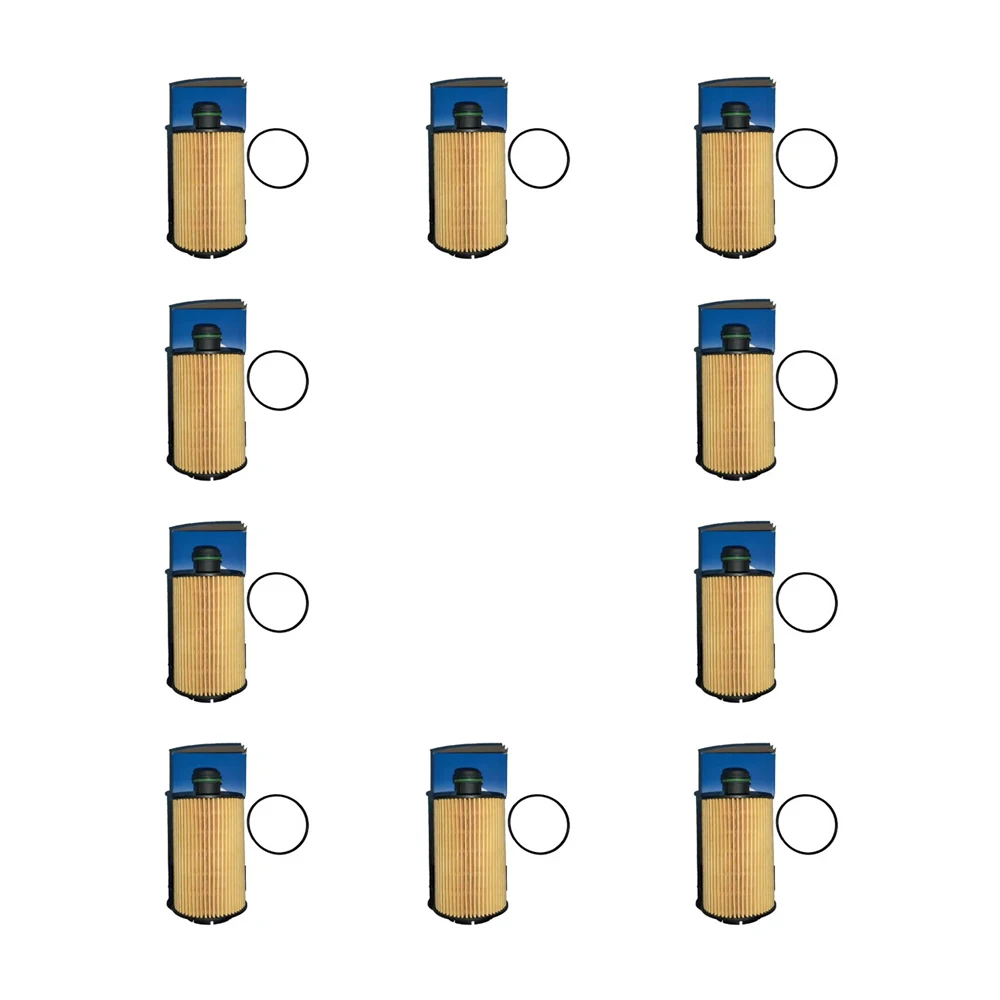 

10pcs Oil Filter For Jeep Chrysler Ram 1500 Maserati Ghibli M157 2013 2014 2015 2016 2017 2018 2019 3.0L V6 68229402AA