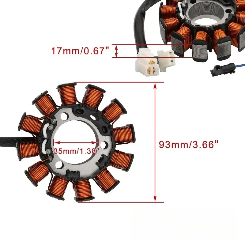 The stator coil is suitable for YAMAHA FZ25:2018-2022 B97-H1410-00