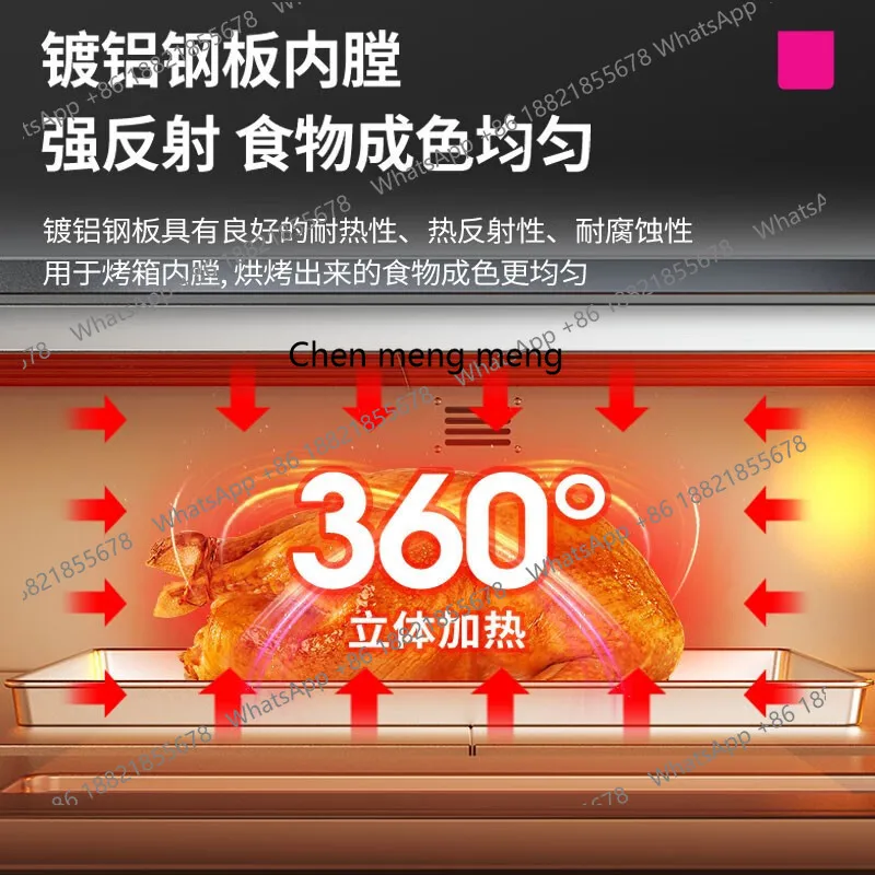 상업용 케이크 빵 전기 오븐 가정용 베이킹 전기 단층 대용량 피자 오븐