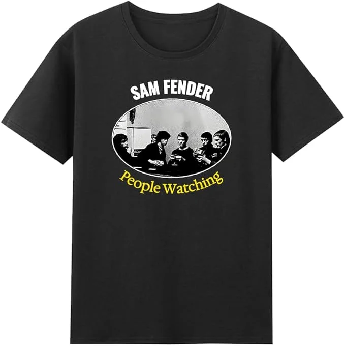 Sam Fender People Watching T-Shirt Crewneck Short Sleeve Cotton Tee Women Men Streetwear Fashion Clothes