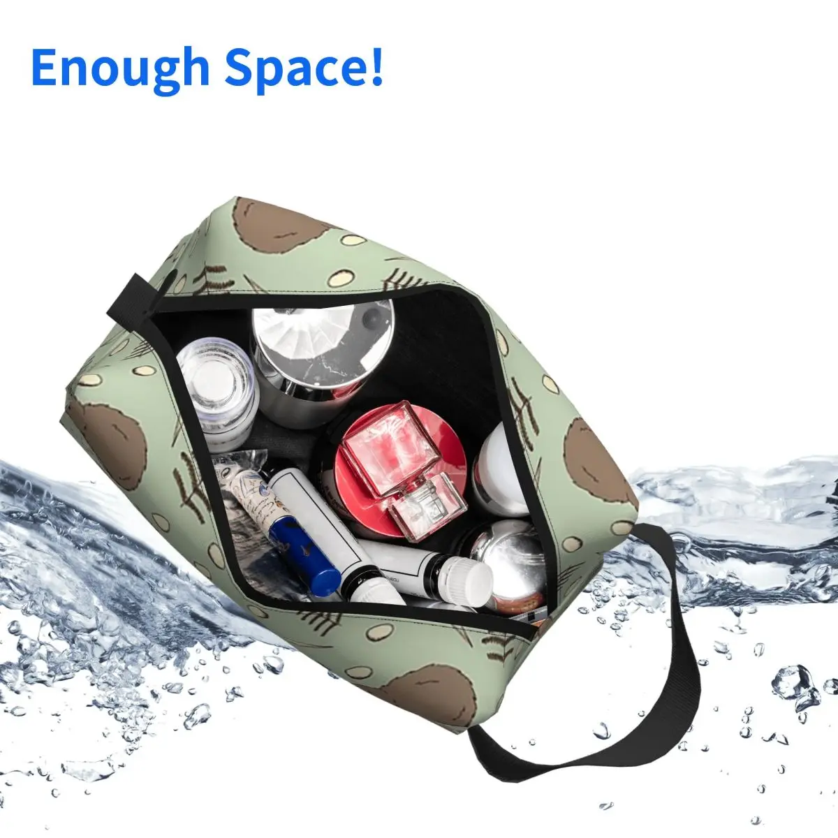 حقيبة مكياج من كيوي بيرد، منظم مستحضرات التجميل، مجموعة أدوات التخزين، حقيبة مستحضرات التجميل للنساء، مقلمة للسفر