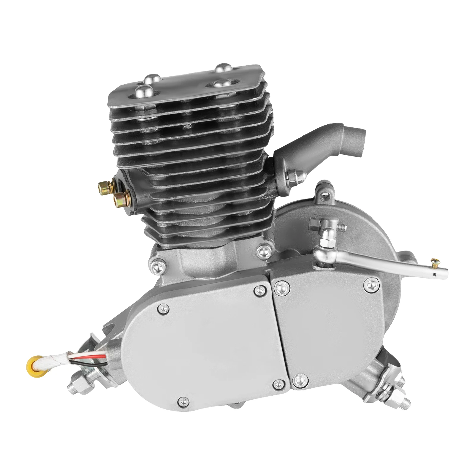 36-tooth Gasoline Engine Kit 100CC Bike Motor CDI  2-stroke Air-cooling Engine Bikes V-shaped frame