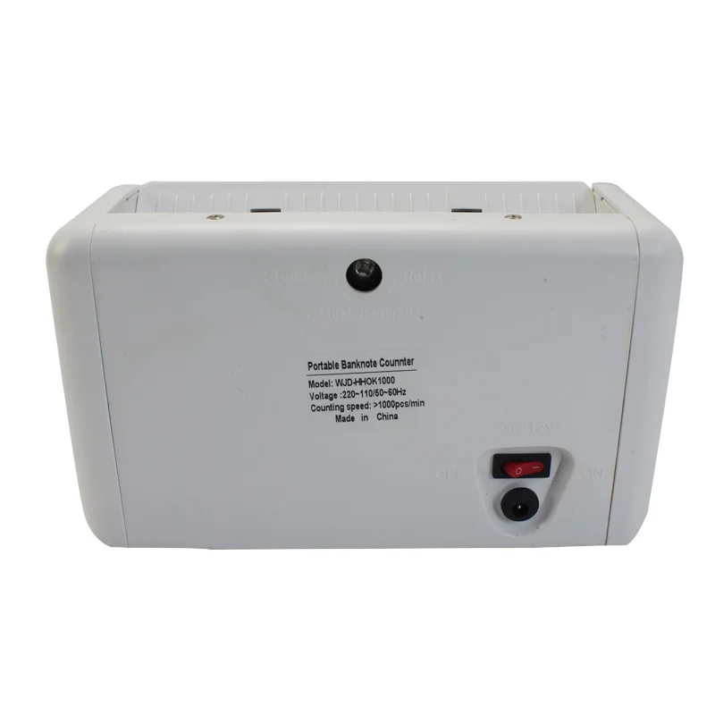 Currency Detector Machine K-1000 Portable Money Counter Money Detector UV MG Mini Currency Bill Counting Machine