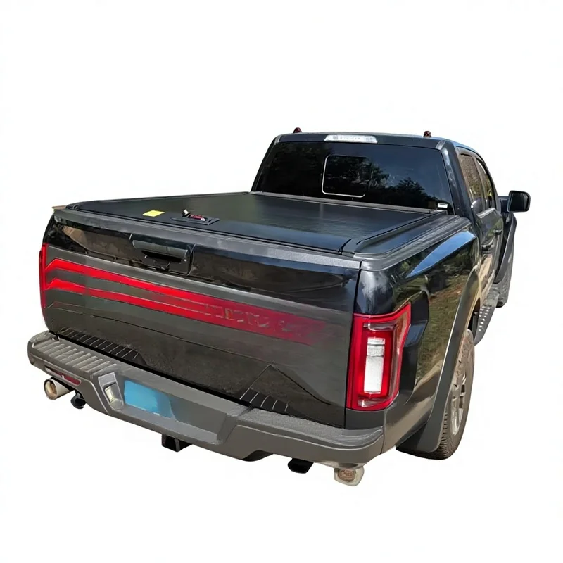 Hot Selling Water Resistant Aluminum Alloy Manual Tonneau Cover Pickup Truck Bed Cover Fits F150 Raptor