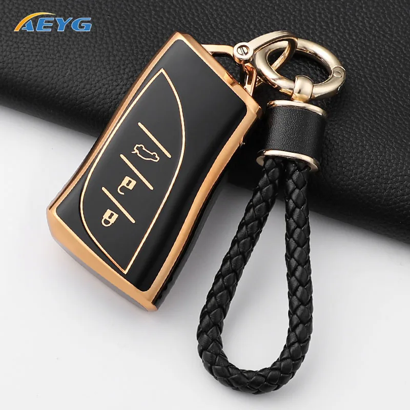 New TPU Car Remote Key Case Cover Shell Fob For Lexus ES UX200 UX250H ES300H ES350 US200 US260H LX570 Smart Keyless Accessories