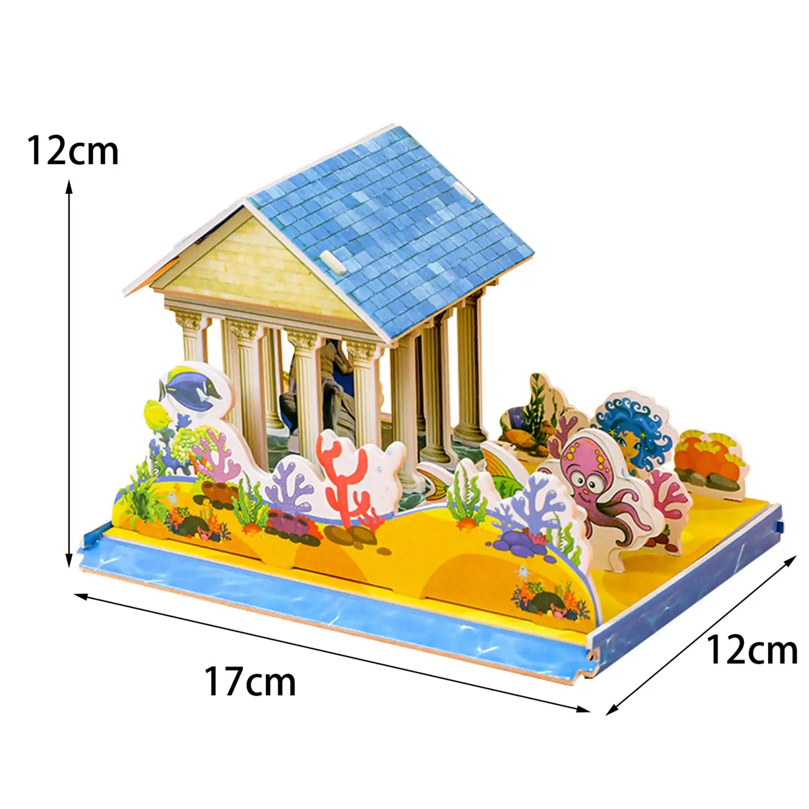 3D Puzzle Building Model Kits Creative Paper Crafts Party Favors Early Learning