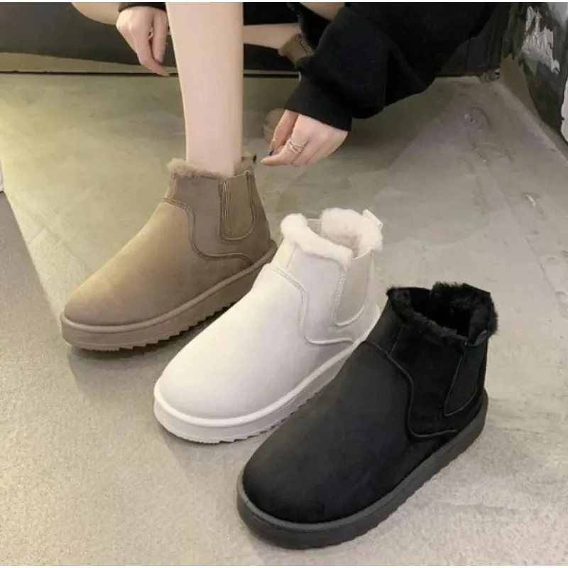 

2025 Winter New Arrival Classic Fleece Lined Women's Casual Snow Boots for Warmth and Comfort