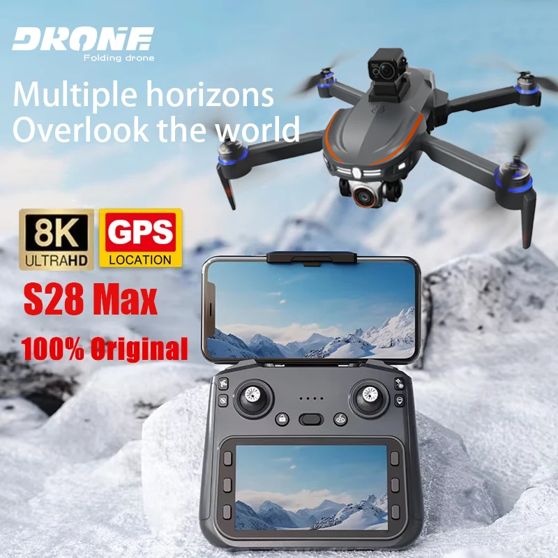 Original GPS Drone 8K Professional HD Dual Camera 5G Wifi Obstacle Avoidance Brushless Foldable Quadcopter RC Distance 2KM Dron