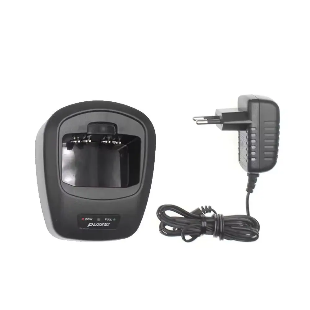 Desktop Charger AC Adapter for Puxing PX-888K PX-UV973 PX-777 PX-328 PX-728 PX-888 VEV-3288S Handheld Transceiver