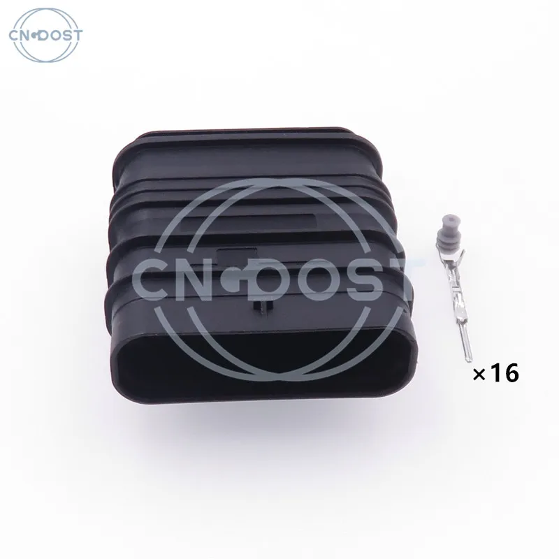 

1 комплект, 16-контактный 805-587-541 805-588-571, водонепроницаемая вилка переменного тока с автоматическим реверсивным радаром, автомобильная электрическая розетка ACC A0001532222