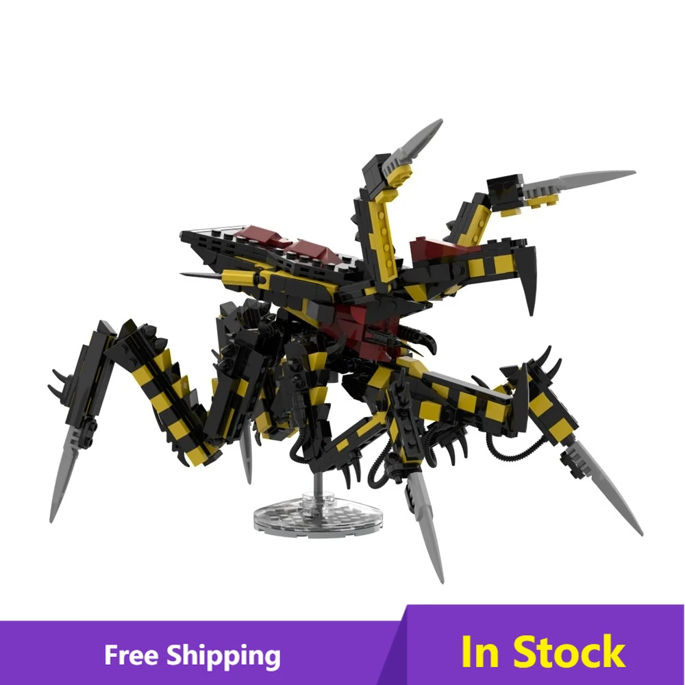 

Warrior Bug Building Blocks Set Interstellar Movie Figure Science Fiction Film Mechanical Monster Bricks Toys Children Gifts