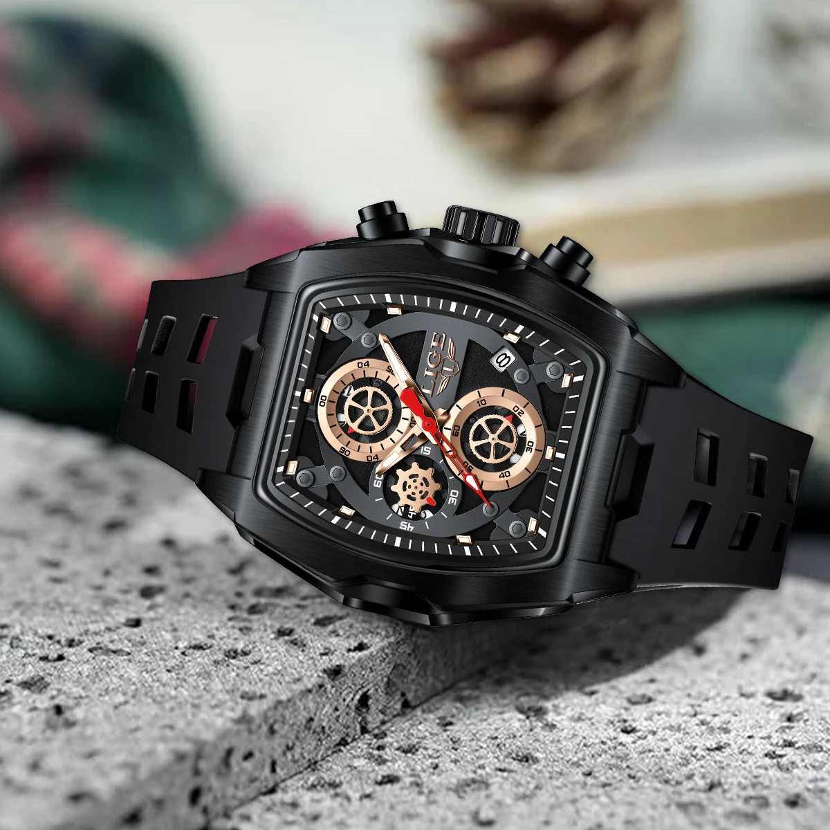 นาฬิกาควอตซ์แฟชั่นผู้ชาย LIGE - Luxury Watch Sale บทวิจารณ์และราคา
