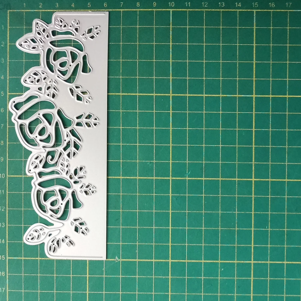 

4 Pcs Flower Lace Cutting Dies Card Making Stencils DIY Embossing Craft Carbon Steel Molds For Paper Scrapbooking Gifts