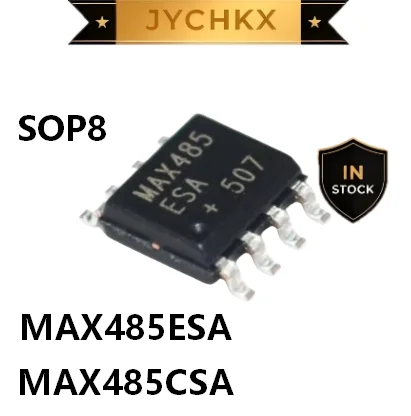 20PCS MAX485ESA MAX485CSA SOP8 SOIC-8 RS485 RS422 Transceiver IC 5V Half-Duplex Communication Interface SMD Chip MAX485
