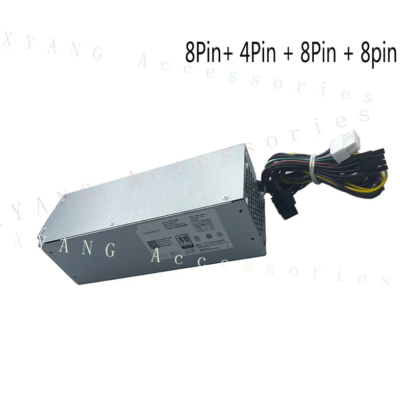 PP+ 600W 0T8M40 For Dell 7040 3650 3040 3046 5040 Power Supply Unit PSU 8+4+8+8Pin