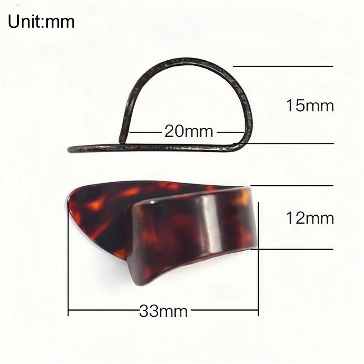 Miwayer Guitar Thumb Picks Finger Guitar Picks Fingernails Fingerstyle Pain Prevention Finger Forefinger Thumbpicks