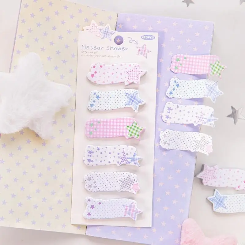 Memos Memos Pad Star Label Stlat Stlat Athetic Sticky Note น่ารักแท็บดัชนี Notepads ที่น่ารัก