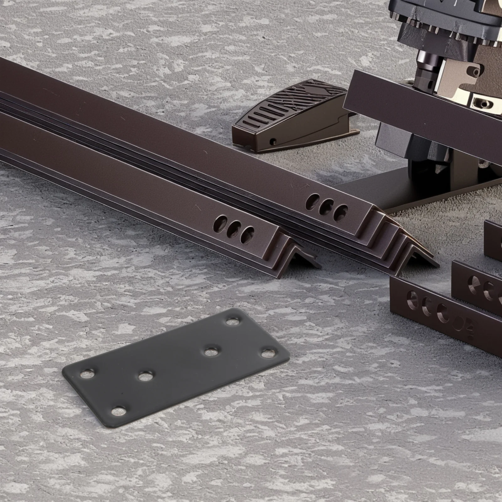 

6Pcs Stainless Steel Flat Mending Plate Heavy Duty Straight Bracket Fixing Repair Plate for Wood Furniture Shelves Metal