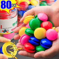 Magnetic Bead Round Refrigerator Fridge Whiteboard Magnets Buttons for Office School Home Room DIY Decoration Magnetic Studs