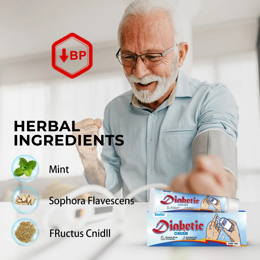 

1/3/5/10Pcs Sumifun Diabetic Care Ointment White Herbal Body Massage Cream